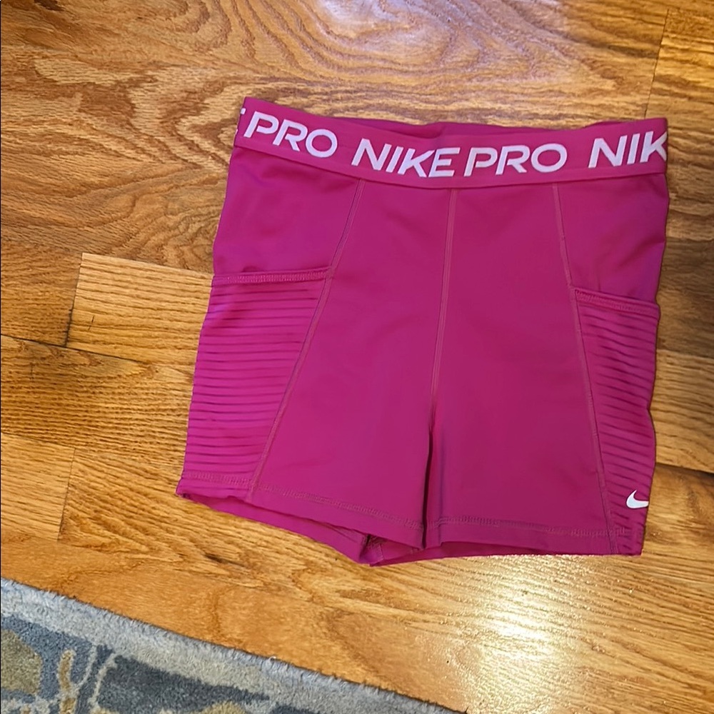 Nike Pro Fuchsia Training Shorts